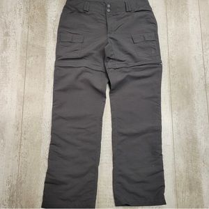 The North Face Nylon Zip Off Convertible Pants Shorts Size 10